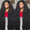 50 52 Inch Deep Wave 13x4 13x6 Lace Front Human Hair Wig