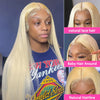 Straight 613 Blonde 13x6 HD Lace Front Wig Human Hair Brazilian