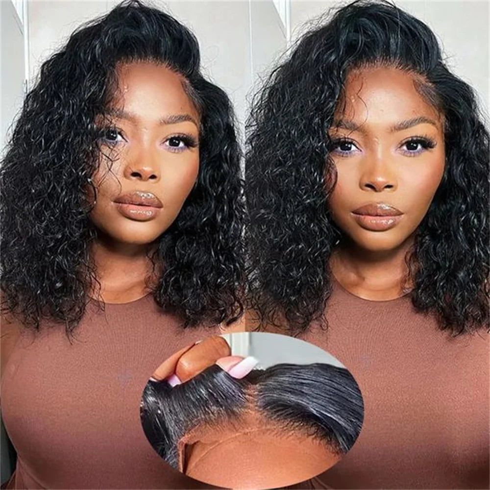 4x4 Put On And Go Glueless Bob Wig Human Hair For Women