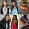 Glueless Invisi-Drawstring 360 Lace Front Wigs Human Hair