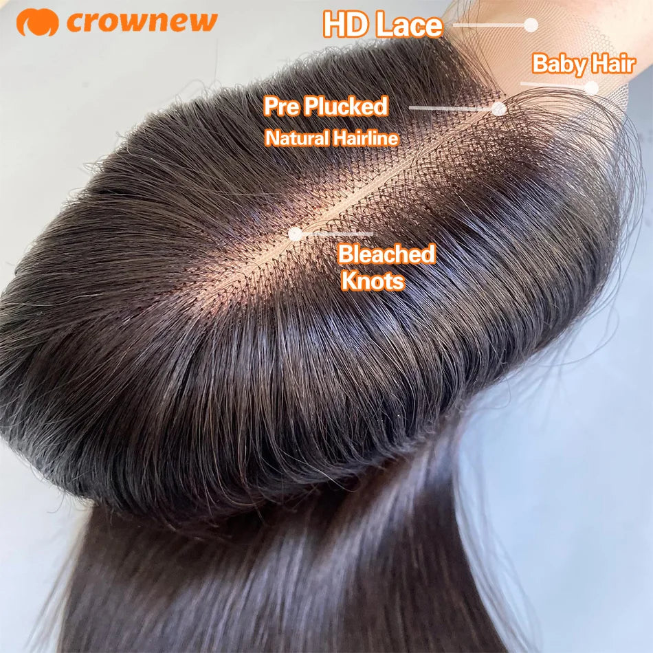 Curly Human Hair Wig 13X4 HD Lace Front Wig Human Hair Deep Wave Frontal Wig