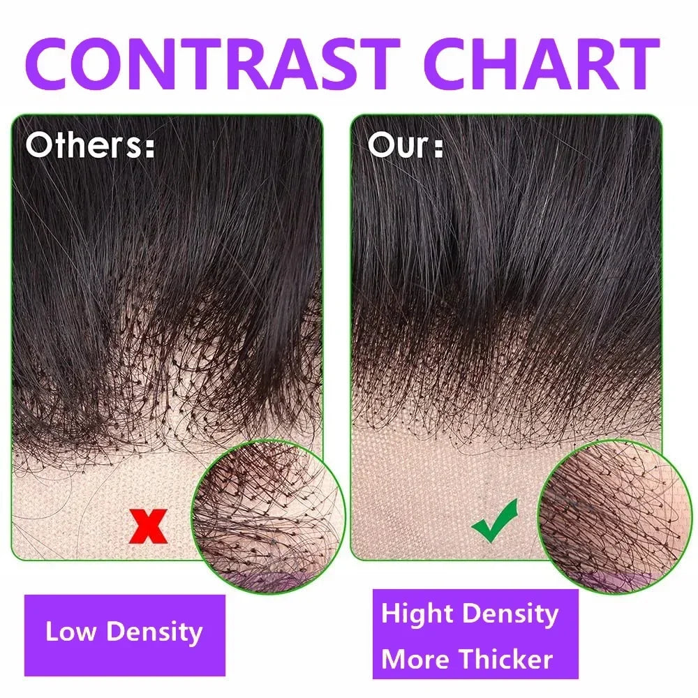 52 Inch Long Deep Wave Wig 100% Human Hair 13x6 HD Lace Frontal Wig