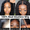 4x4 Put On And Go Glueless Bob Wig Human Hair For Women