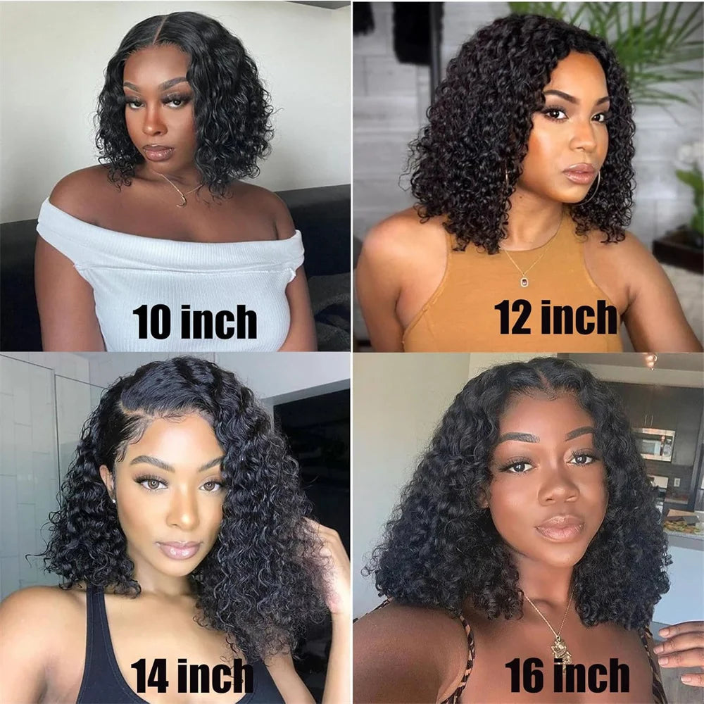 4x4 Put On And Go Glueless Bob Wig Human Hair For Women