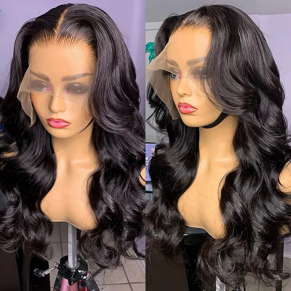 Transparent 13x4 13x6 Body Wave Lace Front Wig Human Hair