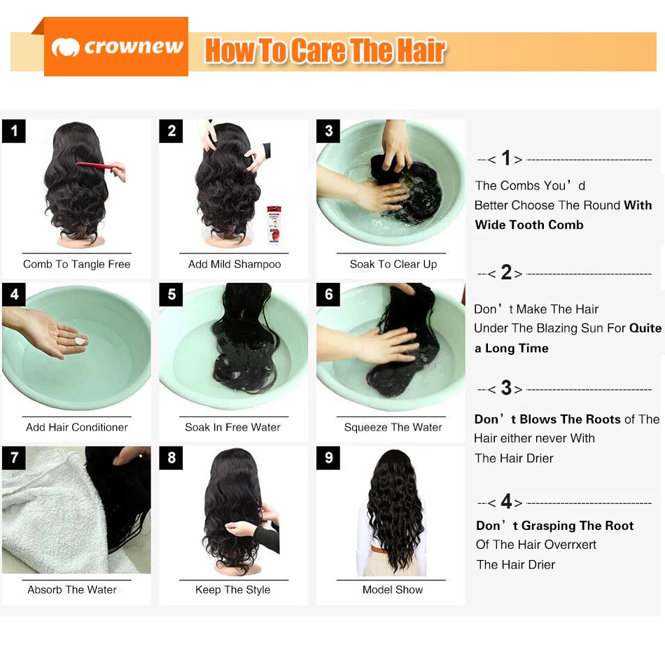 Curly Human Hair Wig 13X4 HD Lace Front Wig Human Hair Deep Wave Frontal Wig