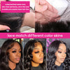 Transparent 13x4 13x6 Body Wave Lace Front Wig Human Hair