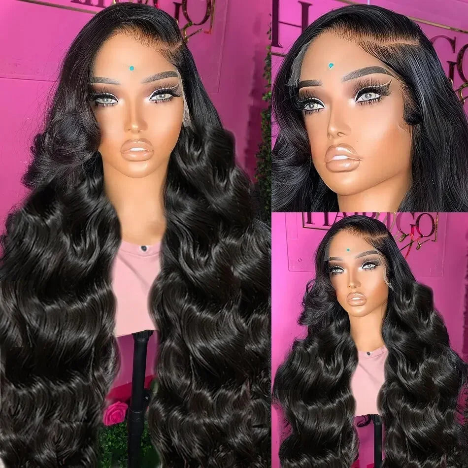 32Inch Body Wave 13x4 13x6 HD Lace Front Human Hair Wigs