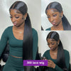 Glueless Invisi-Drawstring 360 Lace Front Wigs Human Hair