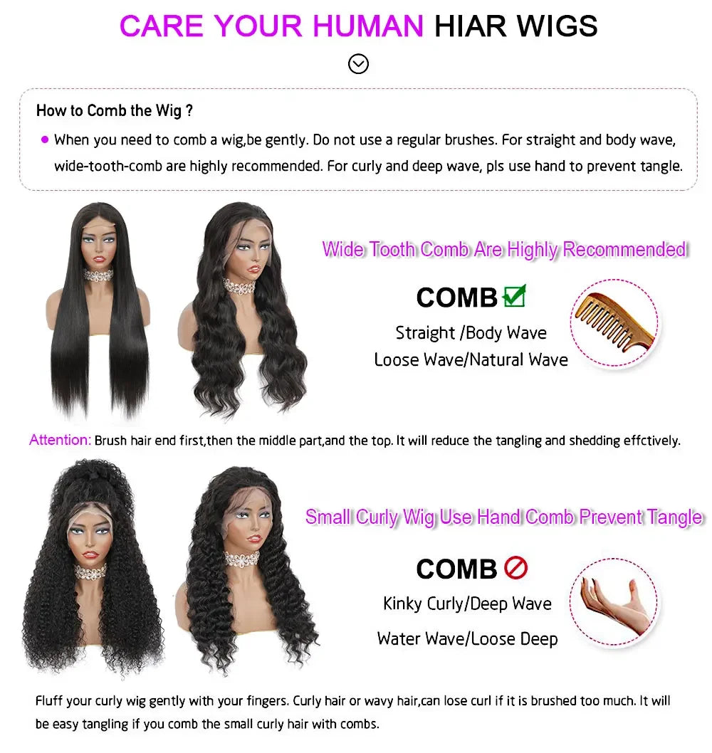 180 200 Density Lace Front Wigs Human Hair Body Wave