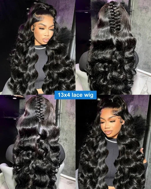 32Inch Body Wave 13x4 13x6 HD Lace Front Human Hair Wigs