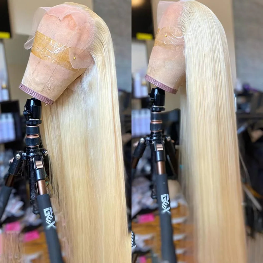 Straight 613 Blonde 13x6 HD Lace Front Wig Human Hair Brazilian