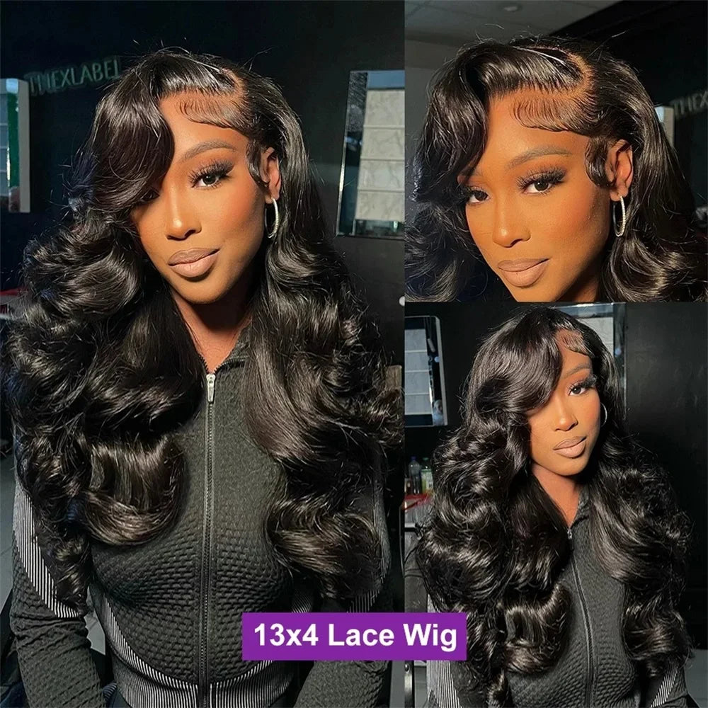 32Inch Body Wave 13x4 13x6 HD Lace Front Human Hair Wigs