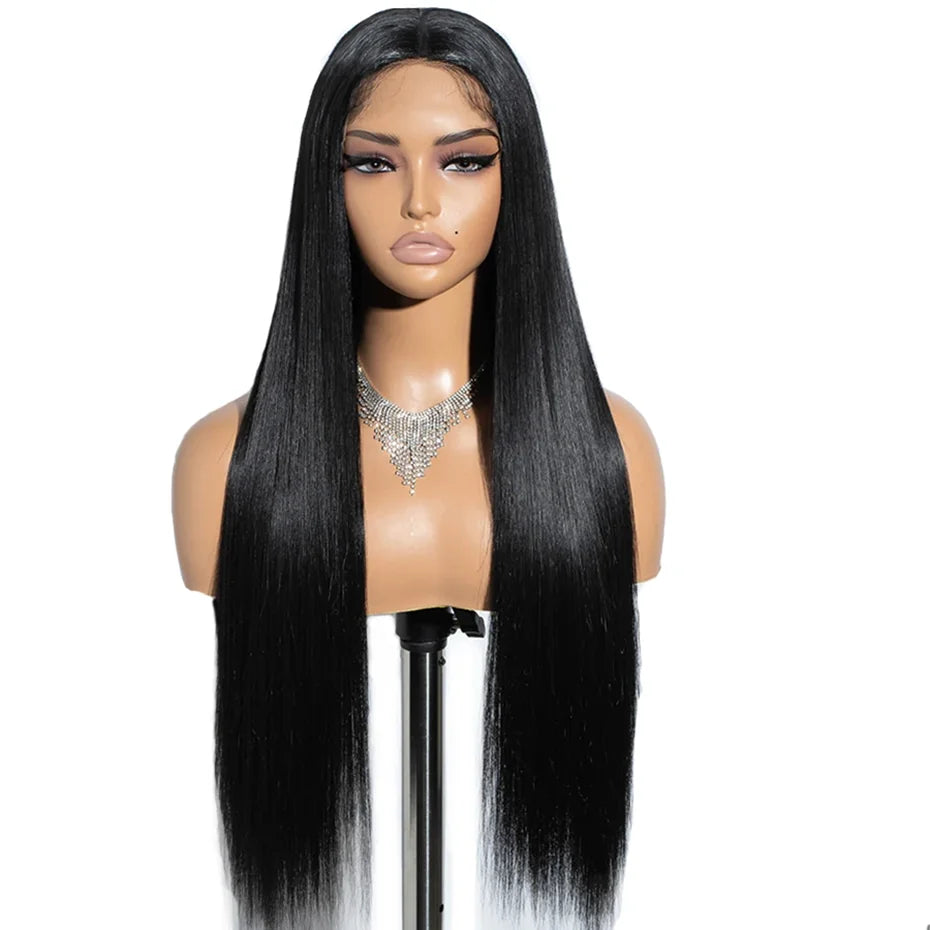 HD Transparent Smooth Straight 13x4 13x6 Lace Front Human Hair Wigs