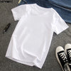 Casual Man Tshirt Summer White T Shirts hipster T-shirts Harajuku