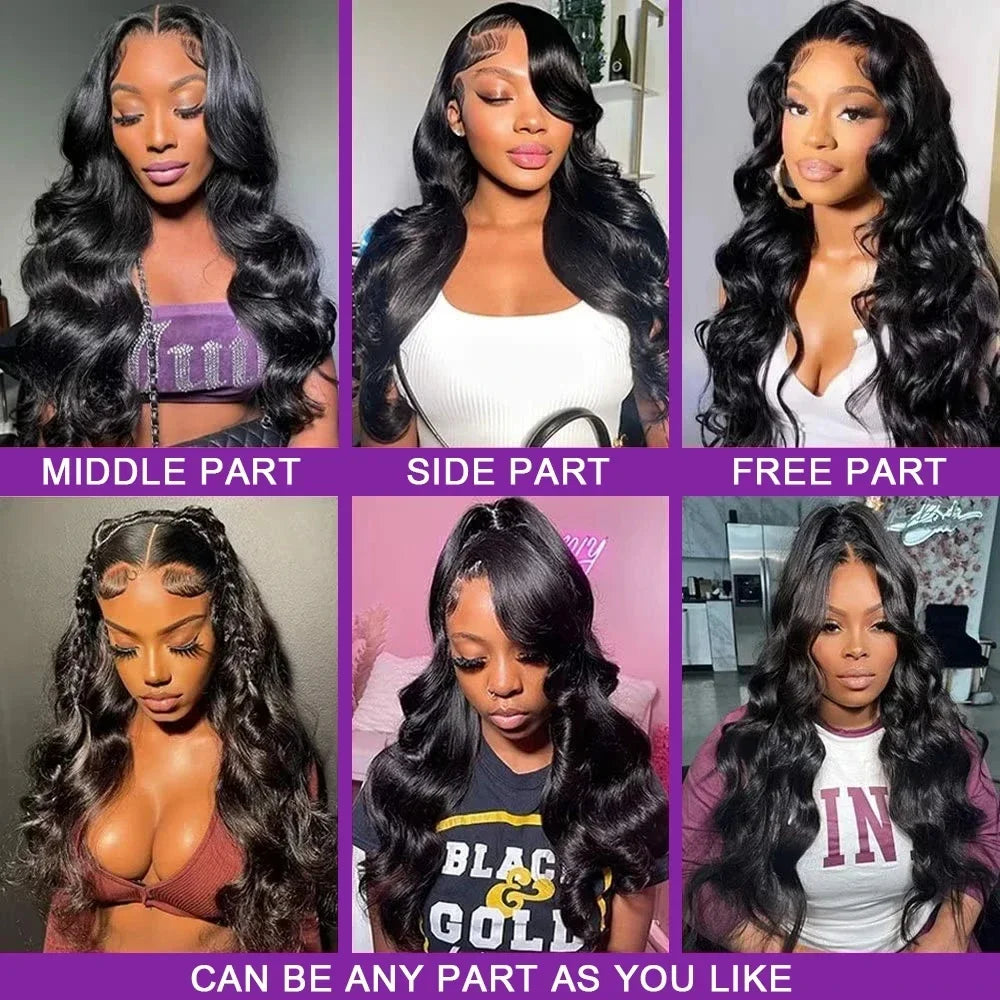 32Inch Body Wave 13x4 13x6 HD Lace Front Human Hair Wigs