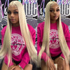 30 Inch Straight Blonde 613 Hd Lace Frontal Wig 13x6 Transparent Human