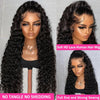 30 40 Inch Curly Wigs 13x6 HD Transparent Lace Frontal Human