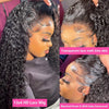 Deep Wave Lace Front Wigs Human Hair 13x4 HD Transparent Deep Curly