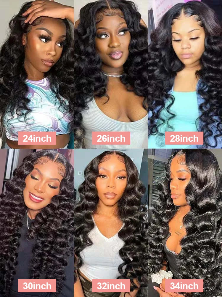 30 40 Inch 13x6 Hd Lace Frontal Wig Human Hair