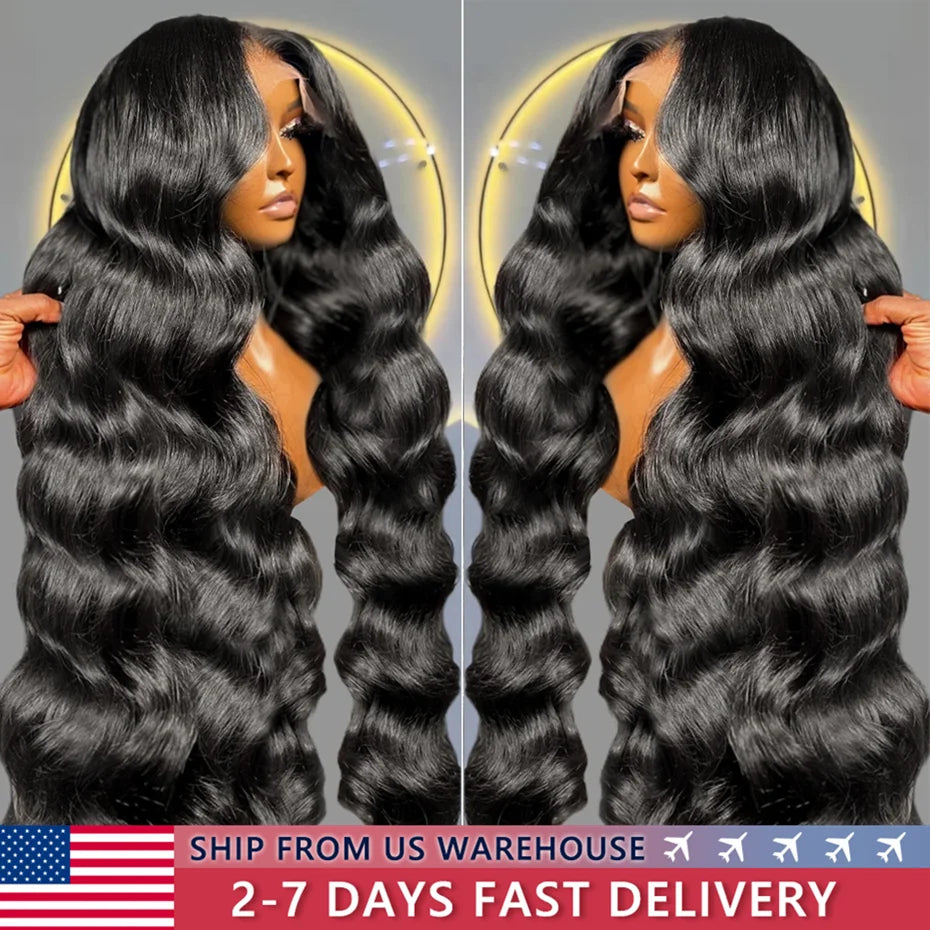 32Inch Body Wave 13x4 13x6 HD Lace Front Human Hair Wigs