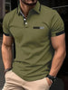 Men's Short Sleeve Polo Shirt , Summer Casual Lapel Sports men