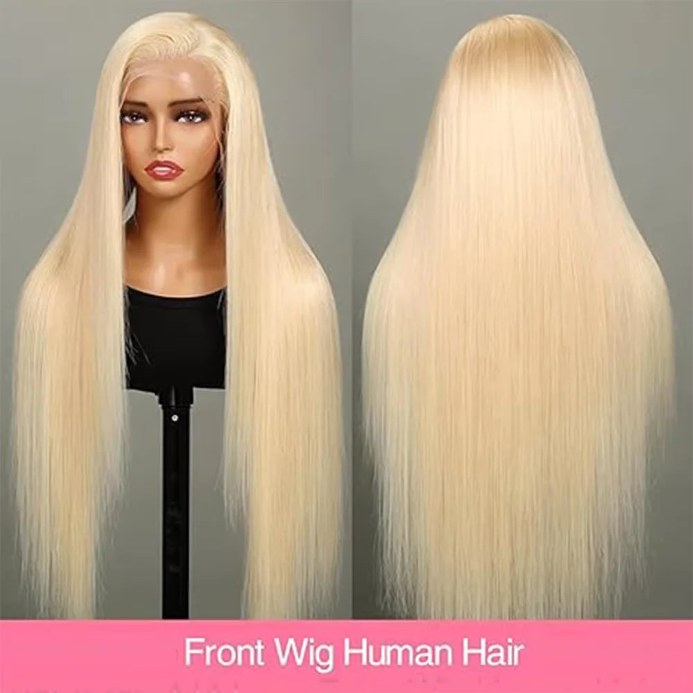 Straight 613 Blonde 13x6 HD Lace Front Wig Human Hair Brazilian