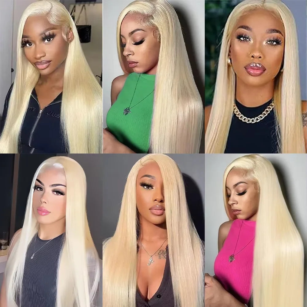 Straight 613 Blonde 13x6 HD Lace Front Wig Human Hair Brazilian