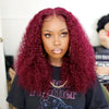 250 Density 30 Inch 13x6 HD 99J Burgundy Deep Wave Lace